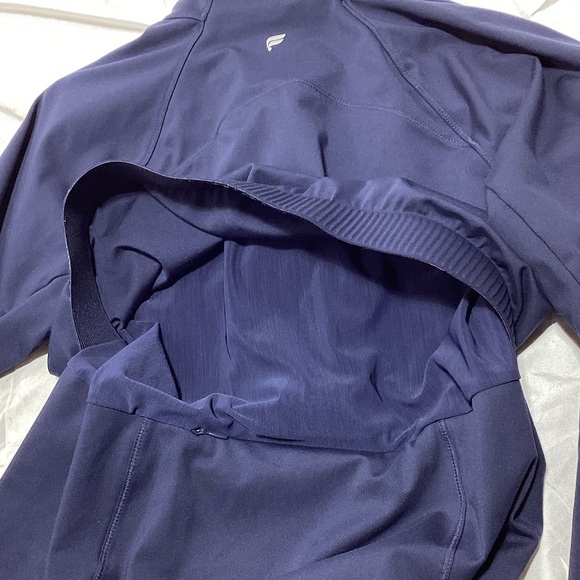 Fabletics Navy Blue Medium Jacket - Picture 8 of 12